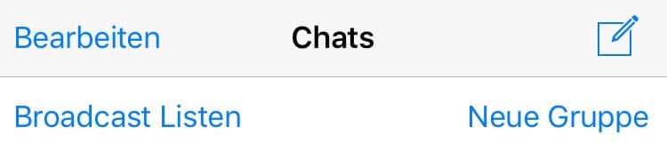 Rundnachrichten in WhatsApp versenden